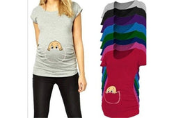 Maternity Shirt Specialized for Pregnant Women Plus Size