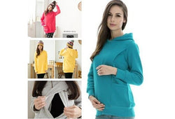 Maternity Clothes Nursing Tops Winter Sweater Breastfeeding
