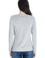 Long Sleeve Breastfeeding Tops Women Nursing T-shirt Cotton
