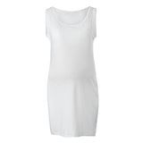 Stylish Fashion Womens Pregnants O-Neck Sleeveless Nursing Maternity