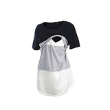 Women Maternity Breastfeeding Tee Nursing Tops