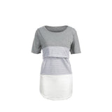 Women Maternity Breastfeeding Tee Nursing Tops